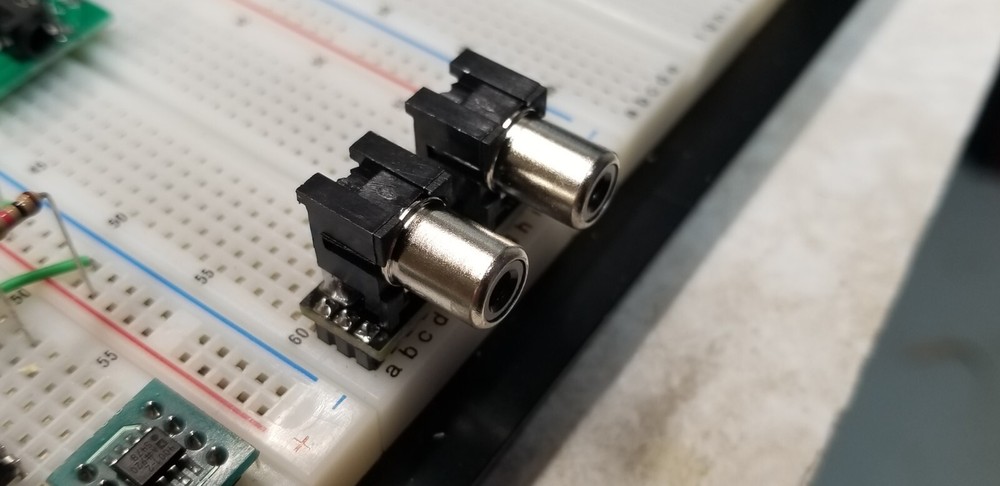 Stereo RCA Breakout Board