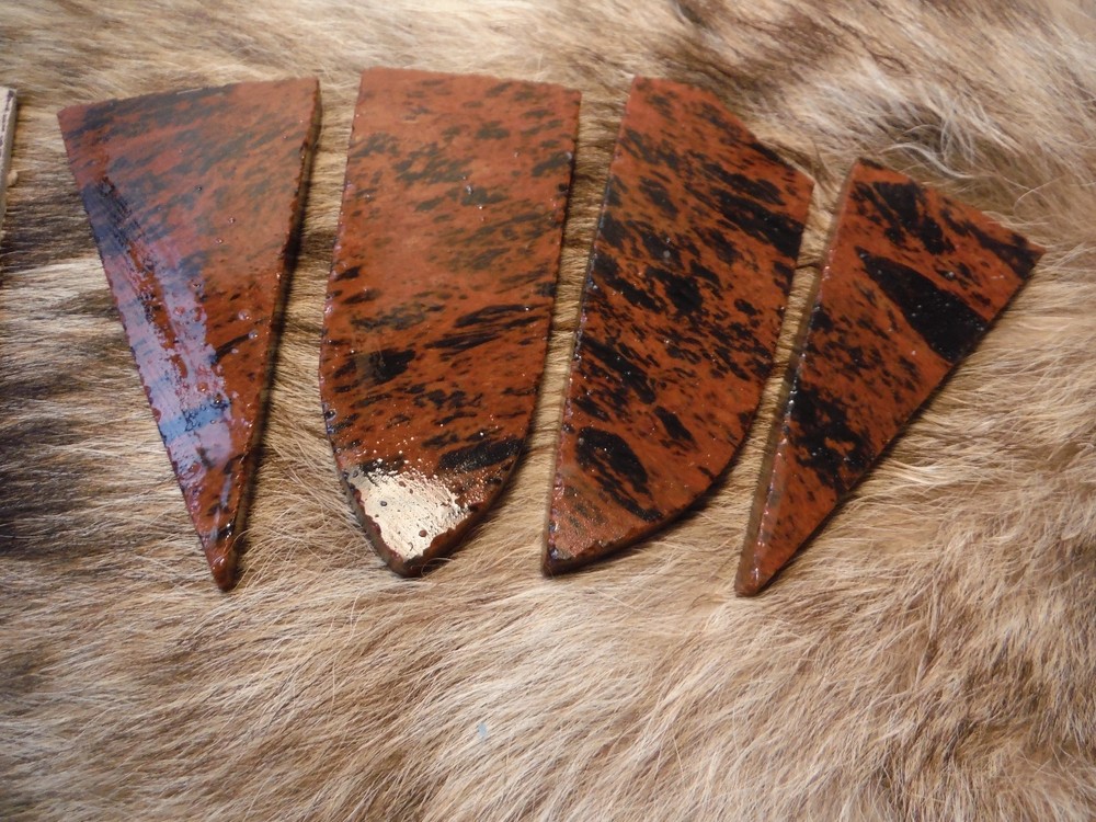 BEGINNERS KIT FLINT KNAPPING Obsidian Primitive Skinning Knife Preform Tools
