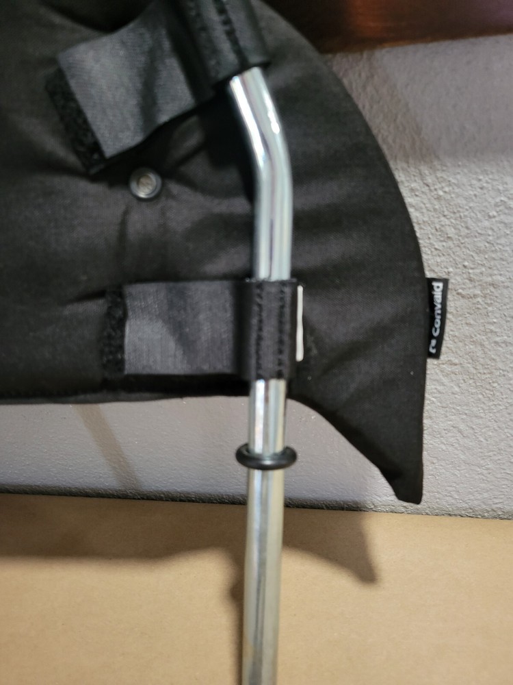 Convaid Cruiser Size 12 Headrest Extension Head Rest Black