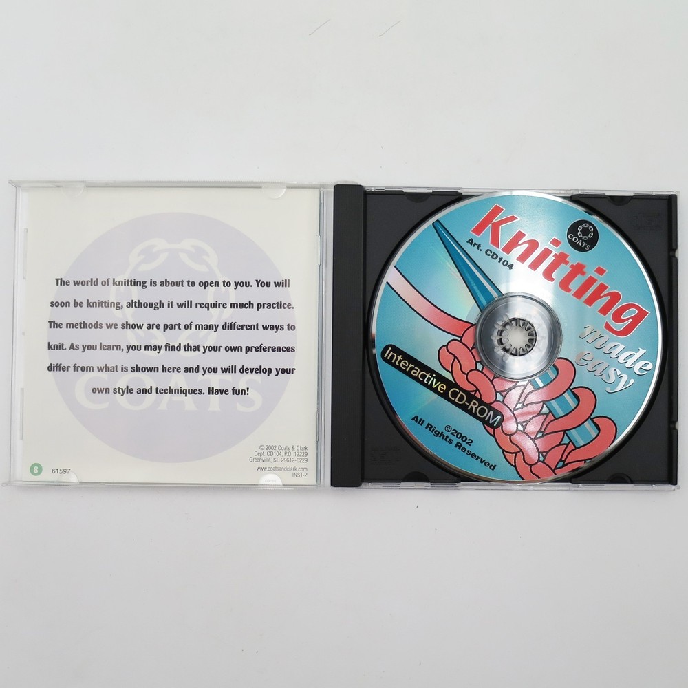 Knitting Made Easy (Interactive CD-Rom, 2002)