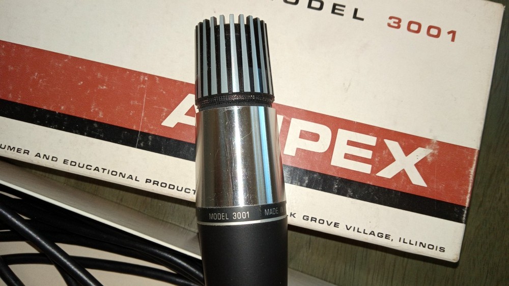 Ampex Model 3001 Microphone looks hardly used