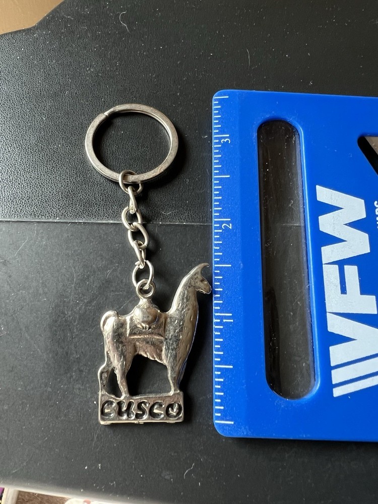 Llama Cusco Peru Keychain Keyring