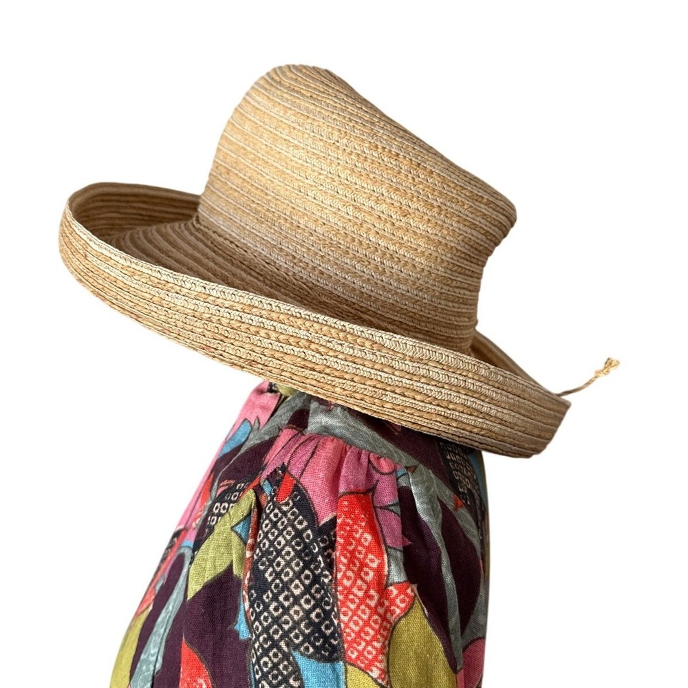 SCALA Collection Raffia Rolled Brim Hat One Size