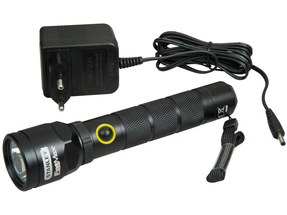 Aluminum LED rechargeable flashlight FatMax STANLEY 1-95-154