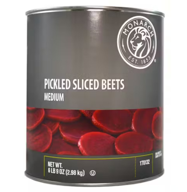 Monarch Pickled sliced beets Medium 6 LB 9 oz