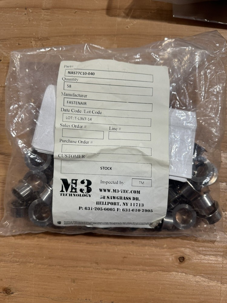 NAS77C10-040 BUSHING 58PC