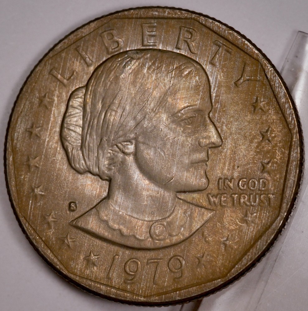 $1 1979 S SBA uncirculated, toned (E9)