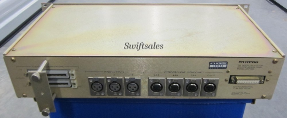 RTS Systems / Telex - SAP-1626 Source Assign Panel - Cleaned & Working - #6