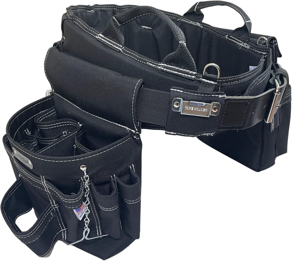 BOULDER BAG Ultimate Electrician's MAX Combo with Comfort Back Support Tool Belt