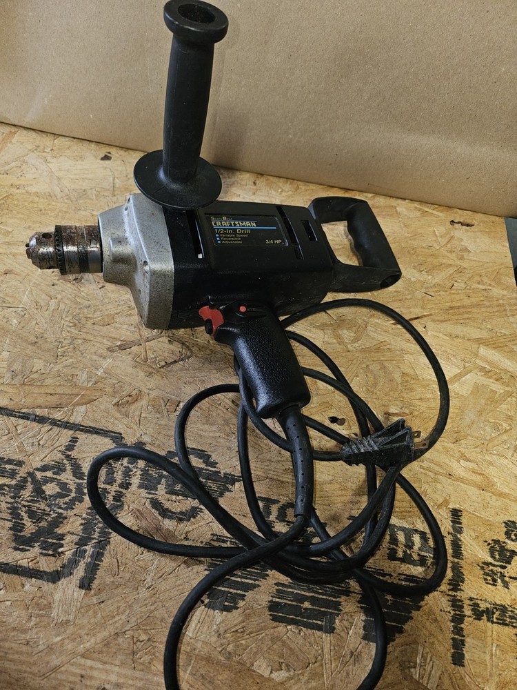 Sears Craftsman 1/2 Inch Reversible Variable Speed Drill 315.105050