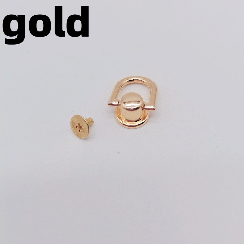 10x DIY Bag Handle Hardware Buckle with Loop Set Clasp D Ring Adjuster Accessory