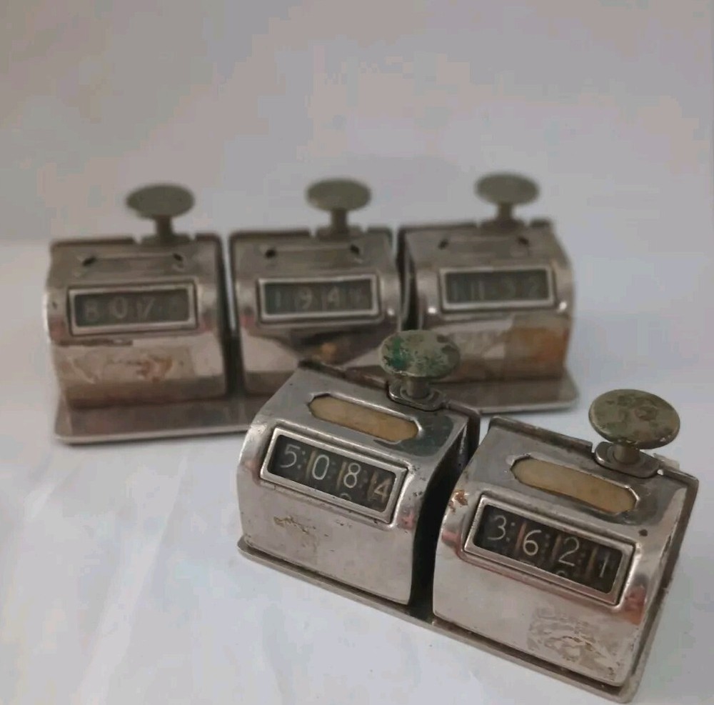 Vintage Tally Counters 2-Button & 3- Button (13B, 13C)