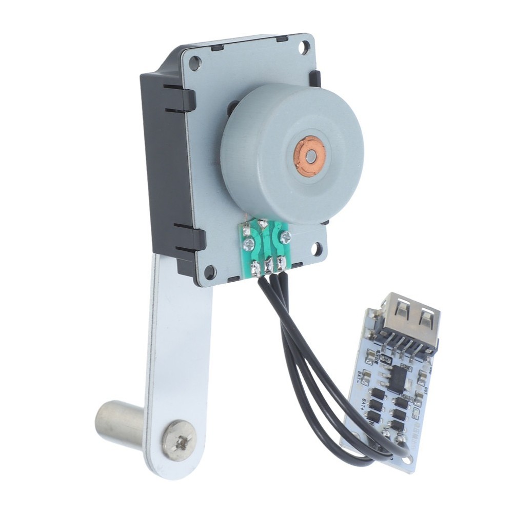 Portable Emergency Generator DIY Hand Crank Generate Electricity