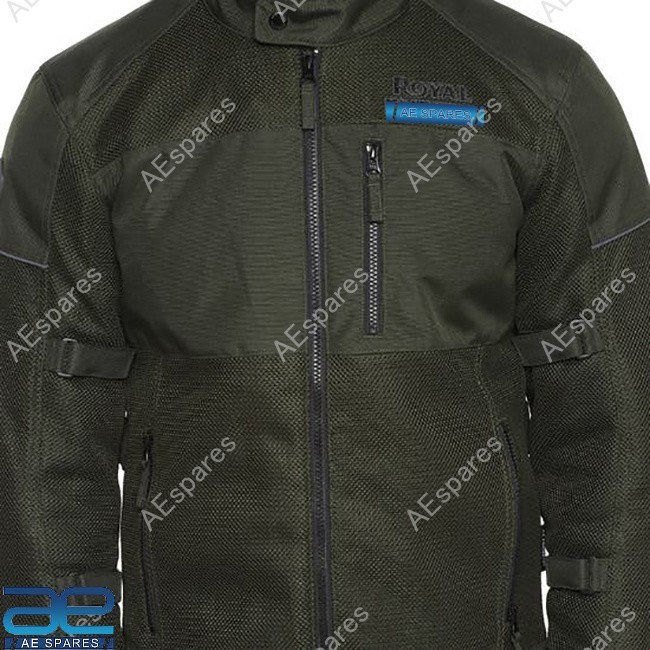 Forge Riding Jacket Black For Royal Enfield Rider S2u