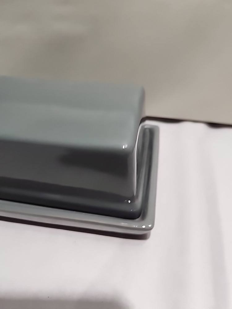 Mainstays Grey Butter Dish