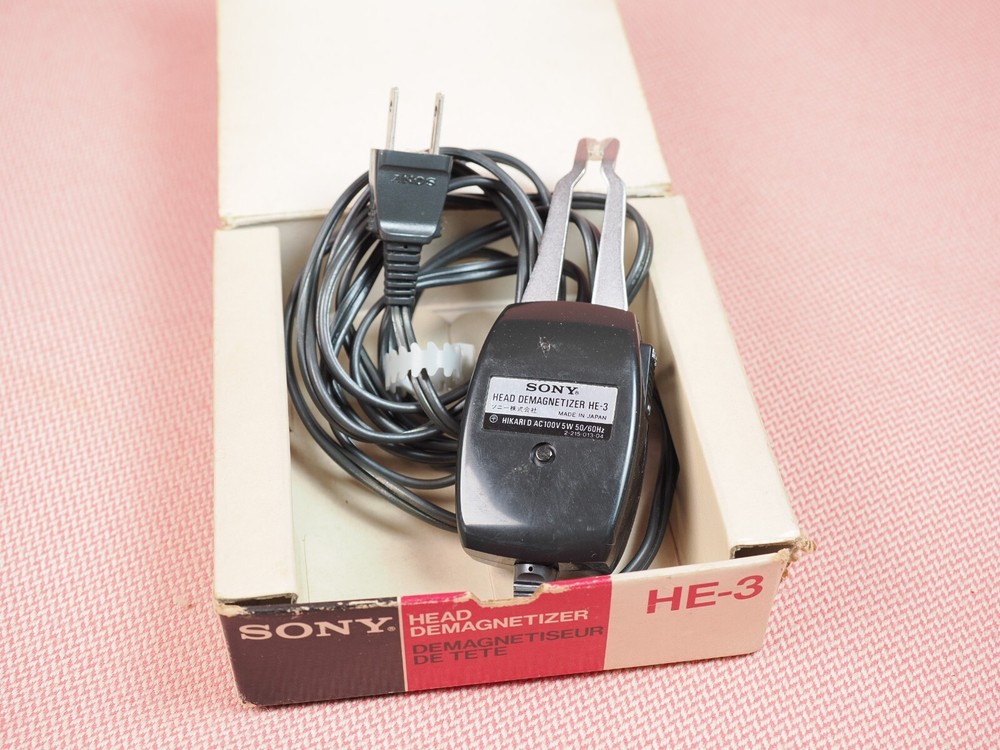 Sony HE-3 Head Demagnetizer Made In Japan