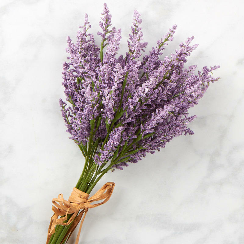 Lavender Artificial Heather Floral Bundle