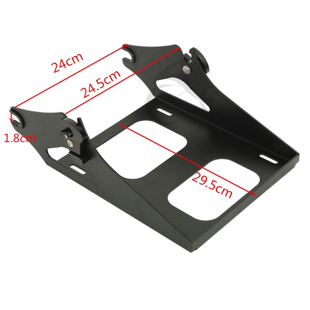 King Trunk Backrest Mount Tail Light Fits For Harley Touring 14-23