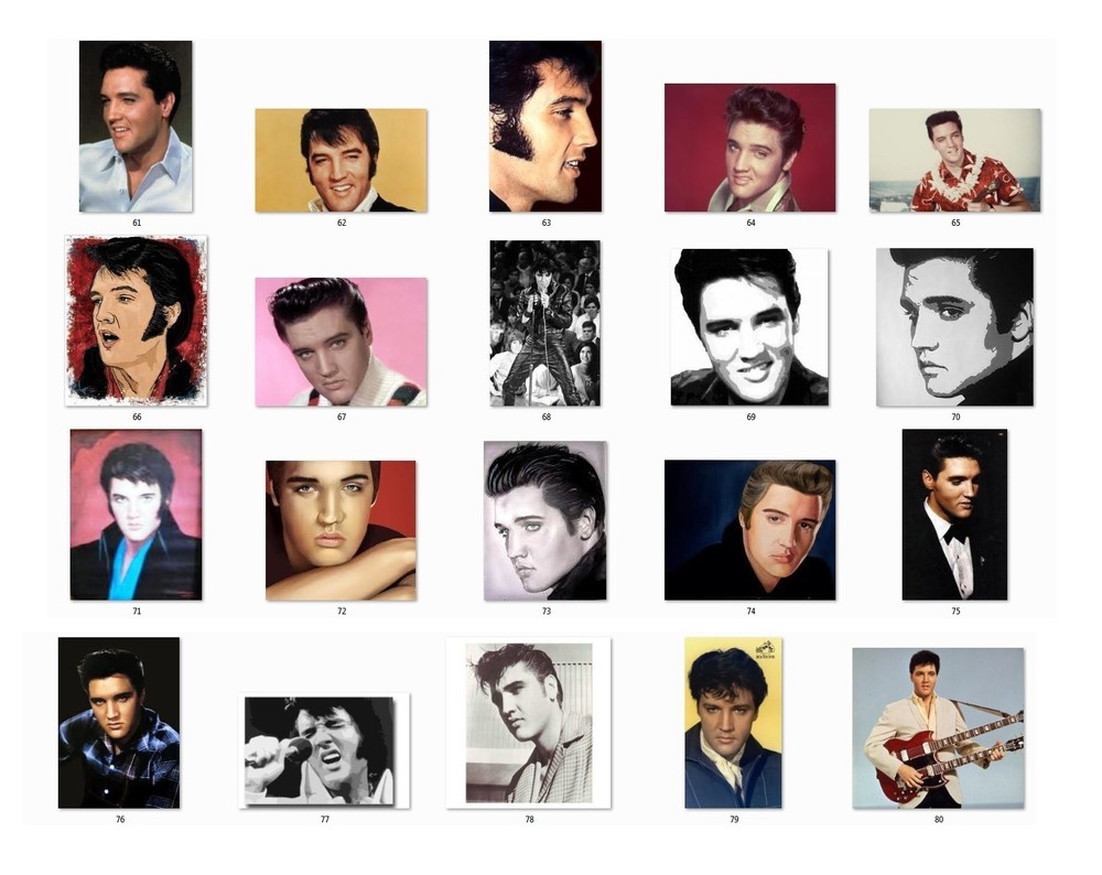30 Personalized Address Labels Elvis (El 3)