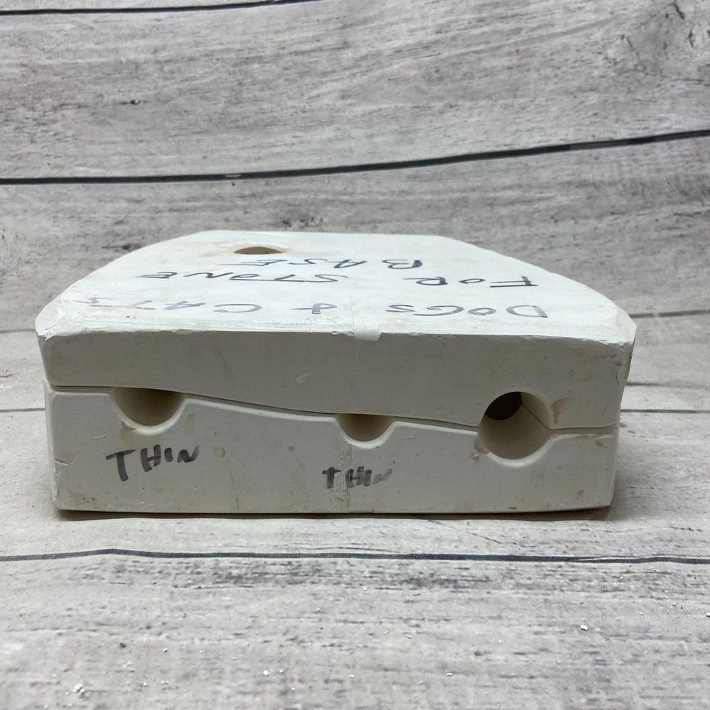 Unbranded Ceramic Casting Mold Dogs & Cats for Stone Base #H70