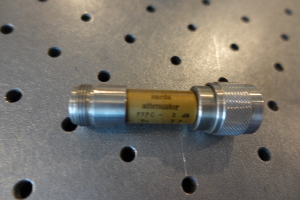 Narda 777C precision attenuator 3 dB TESTED 6-12 GHz Cal