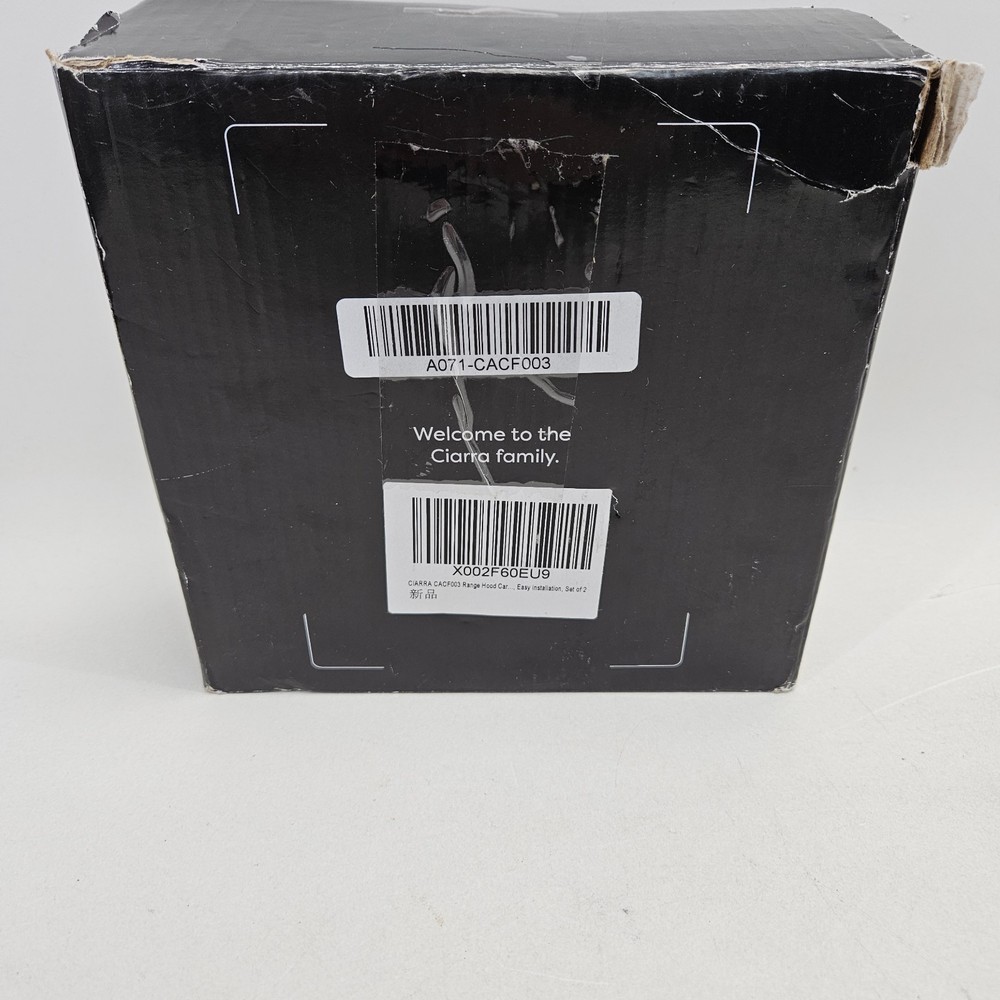 CIARRA CACF003 Activated Charcoal Range Hood Filter