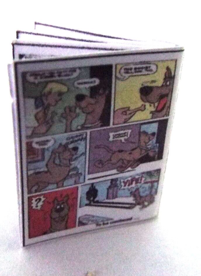 Mini 'SCOOBY DOO' Comic Dollshouse 1:12 scale OPENING printed PAGES