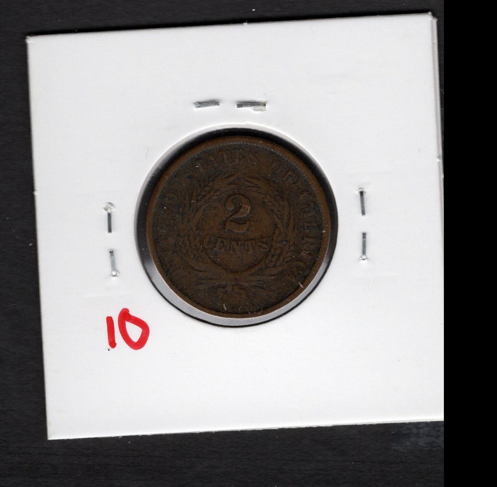 1864- Two Cent Piece- G