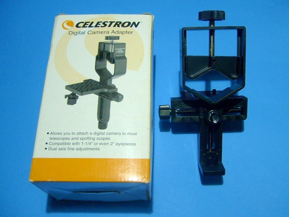 Celestron Digital Camera Adapter model #93626 *see example usage photo results*