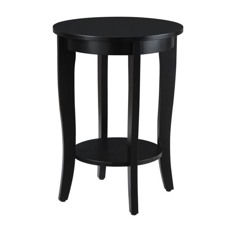 Pemberly Row Round Table in Black