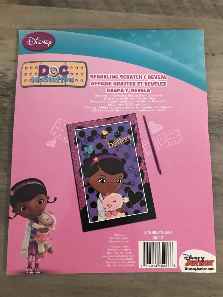 Disney Doc McStuffins Sparkling Scratch & Reveal