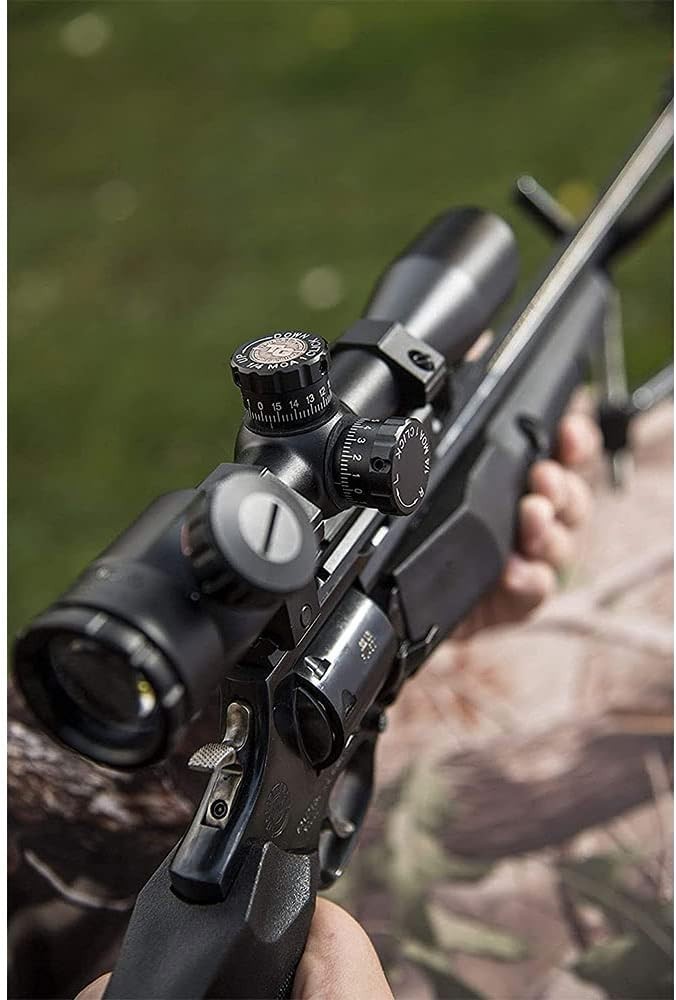 Lightweight 4x32mm Crossbow Scope with Adjustable Illuminated Reticle