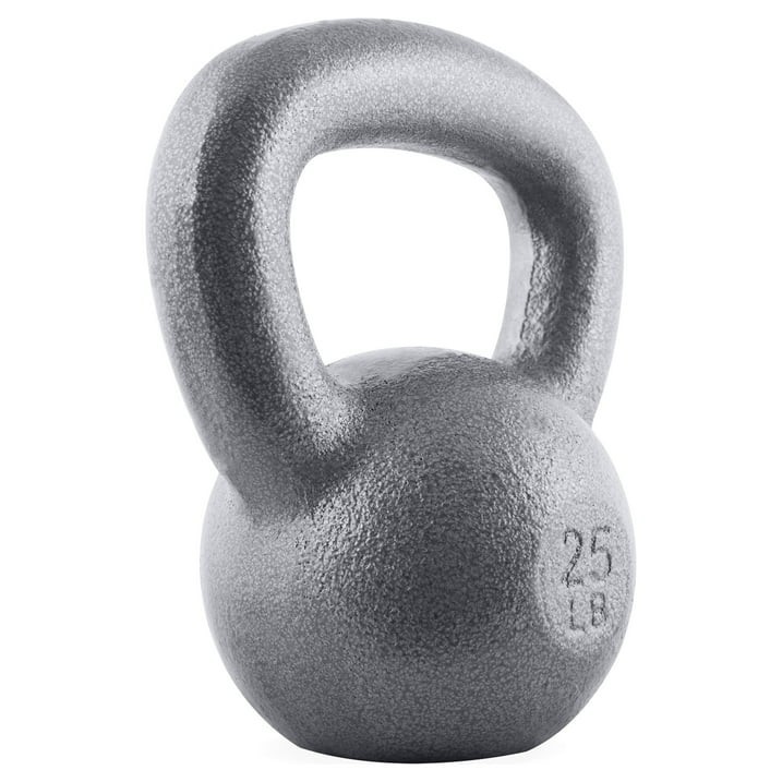 CAP Barbell Cast Iron Kettlebell, Single, 25-Pounds
