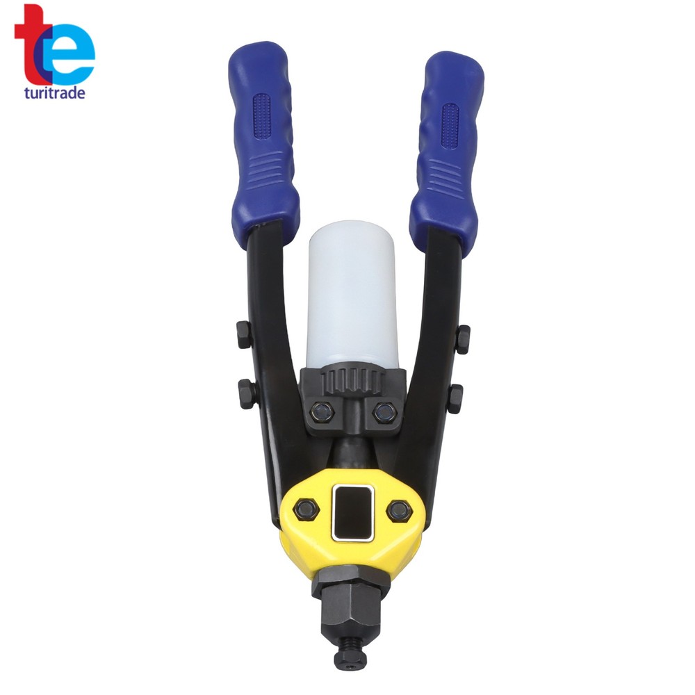 Multi-purpose 1/4 Pop Rivet Gun Kit 210Pcs Blind Rivets 13" Hand Riveter Tool