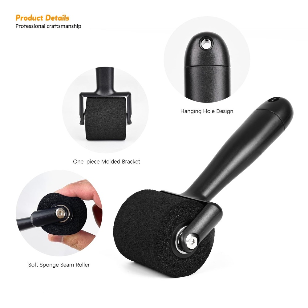 EHDIS Vinyl Wrap Roller Car Tools Sponge Wallpaper Tool 2 in Mix