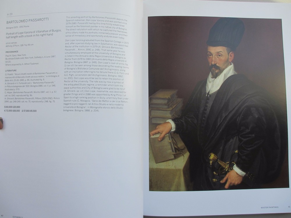 Master Paintings. Sotheby's. New York. 26 May 2016