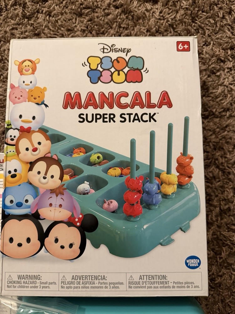 Disney Tsum Tsum Mancala Super Stack Game Used
