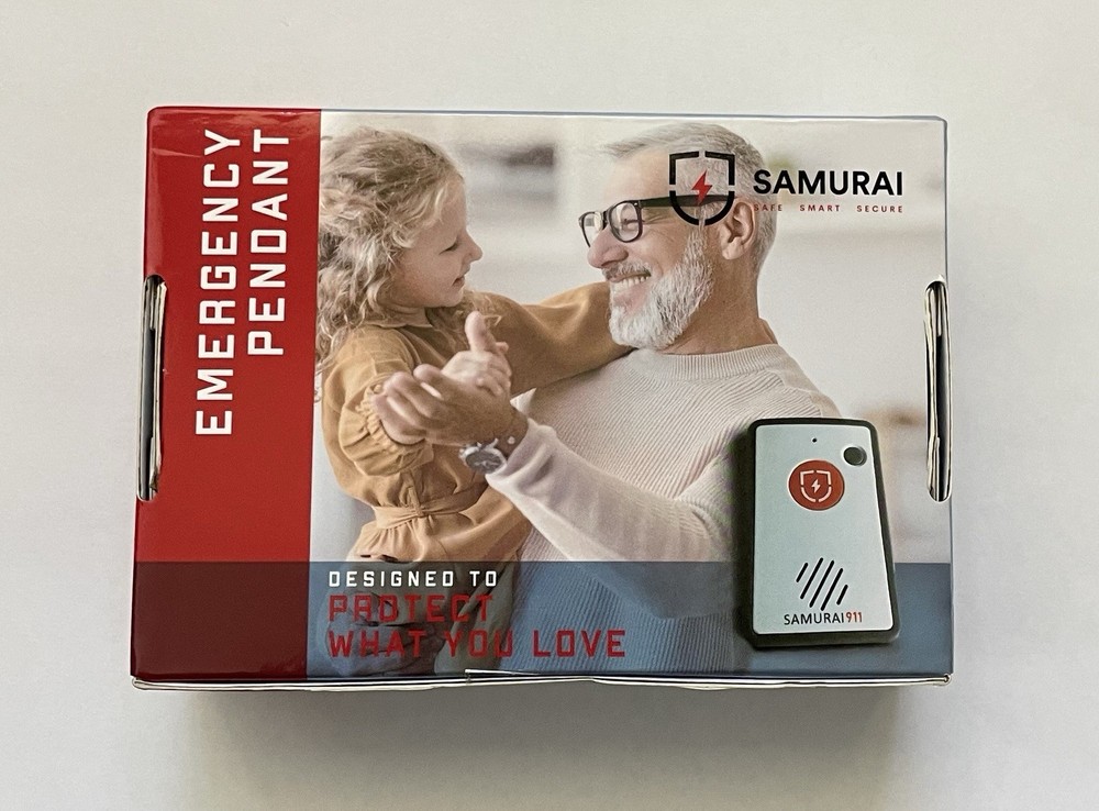 Samurai 911 Emergency Rechargeable Communication Pendant