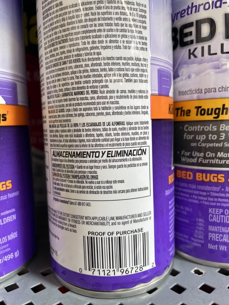 3 Pack Hot Shot Bed Bug Killer Spray 17.5 oz Pyrethroid-Resistant Indoor Flea Ti