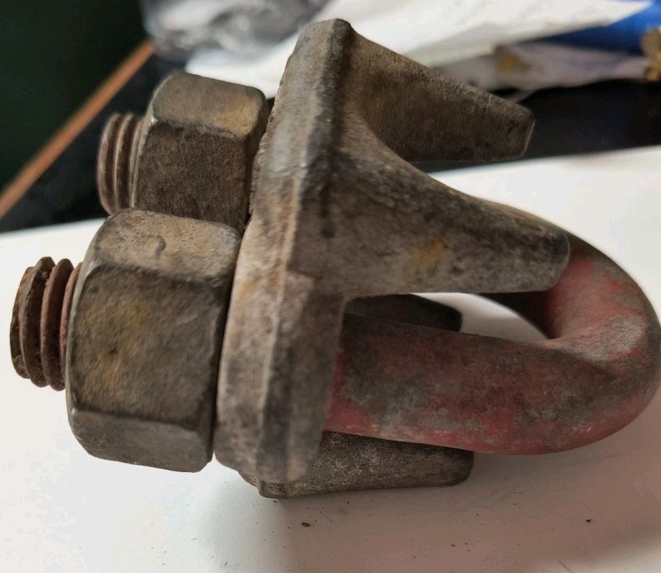 Vintage Crosby Cable Clamp 7/8"