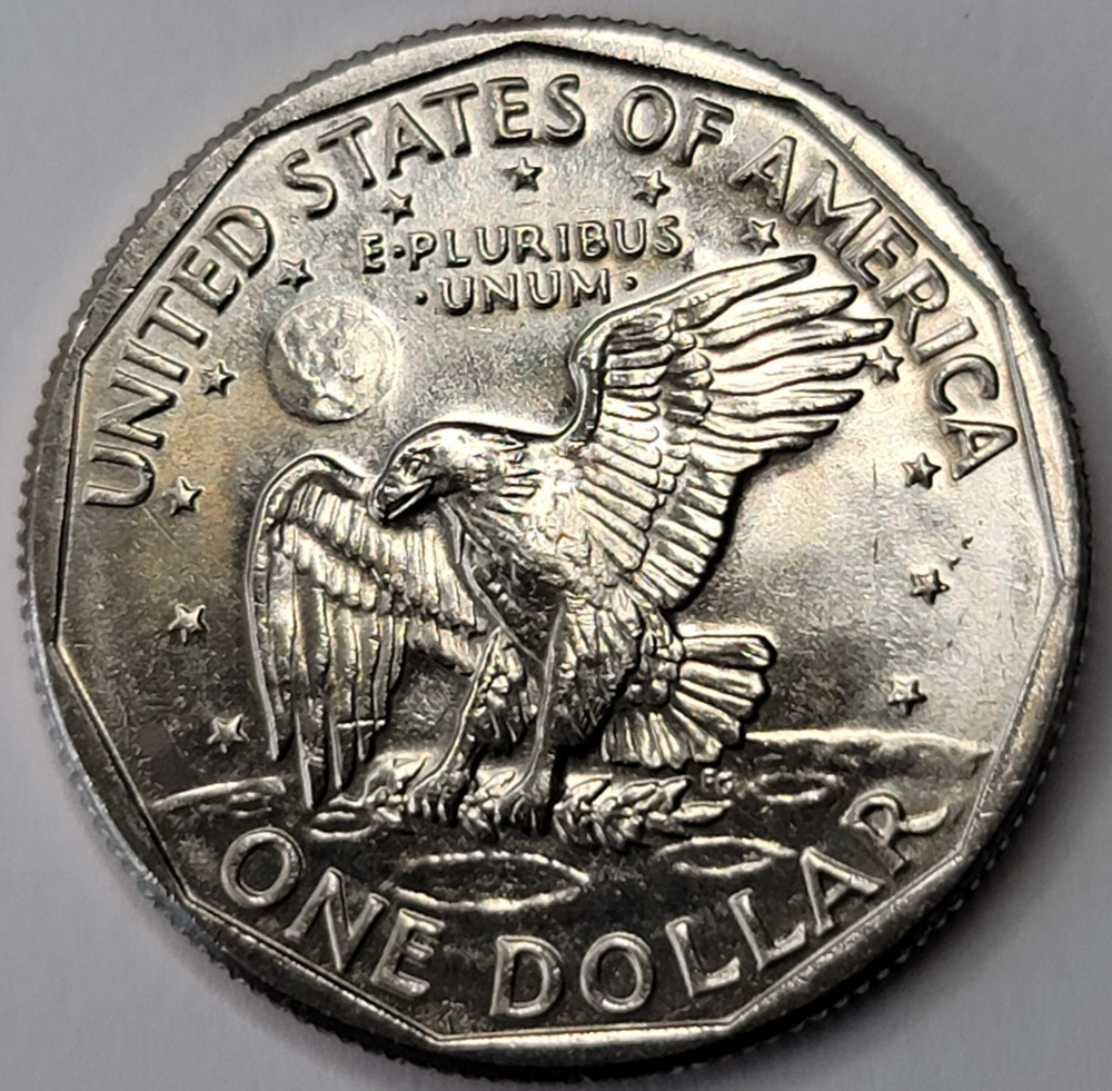 1980 S Susan B Anthony Dollar Uncirculated - CN-Clad