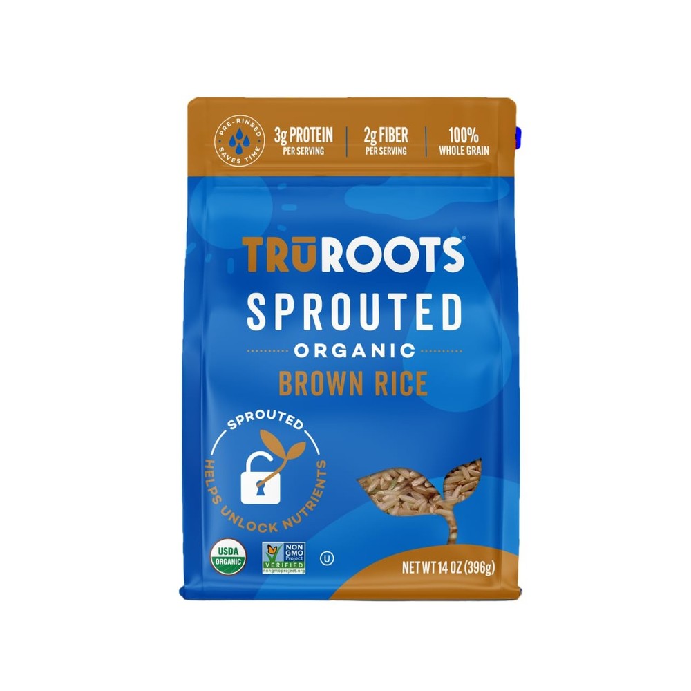 TruRoots Organic Sprouted Brown Rice 2 Pack