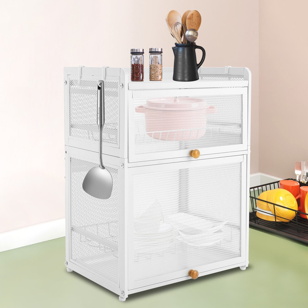 3 Tier Dish Drying Rack Modern Household Dish Organizer Kitchen Storage Racks