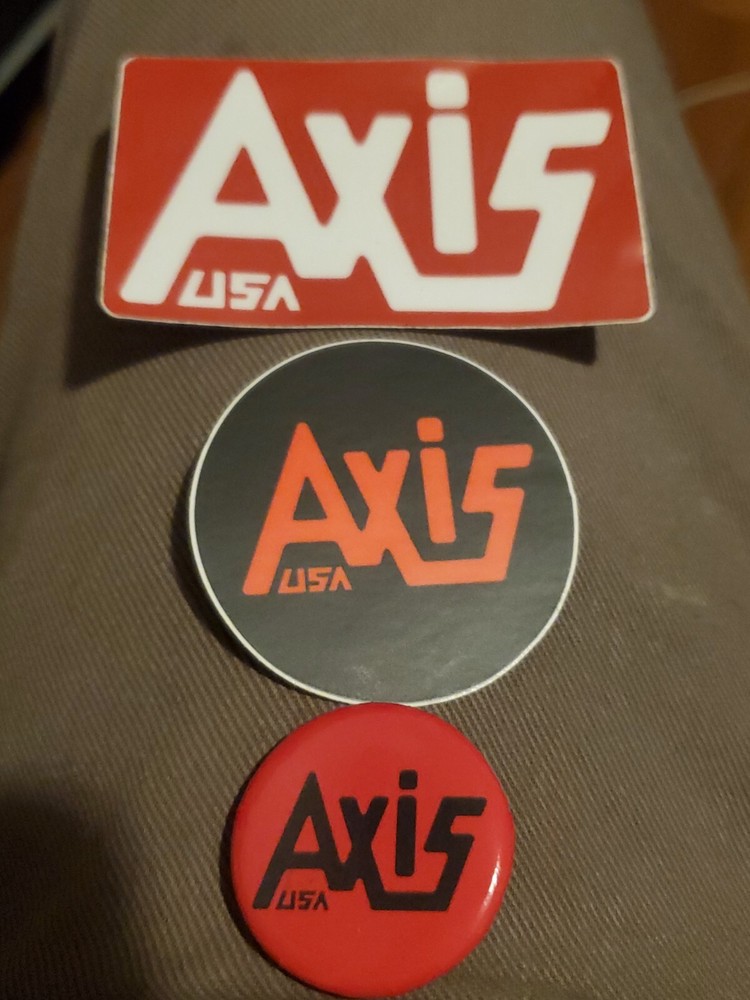 Axis Drum Pedals Stickers And Button