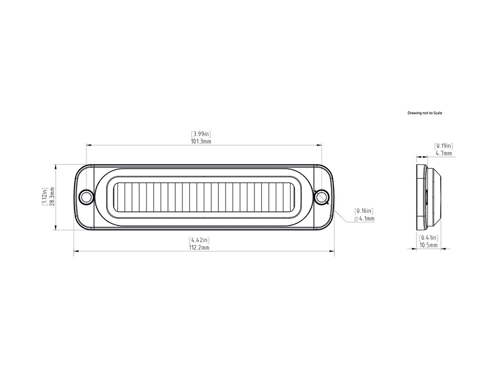 Dual LED Backup Lighting Kit with Flush Mount
