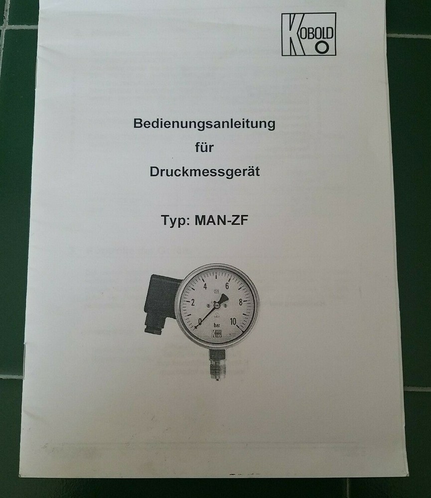 Kobold MAN-ZF26B7A4 pressure sensor with analog output