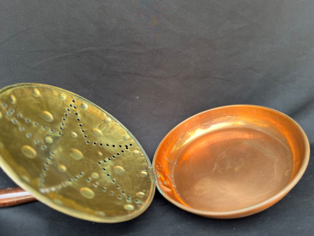 Antique Copper And Brass Bed Warmer