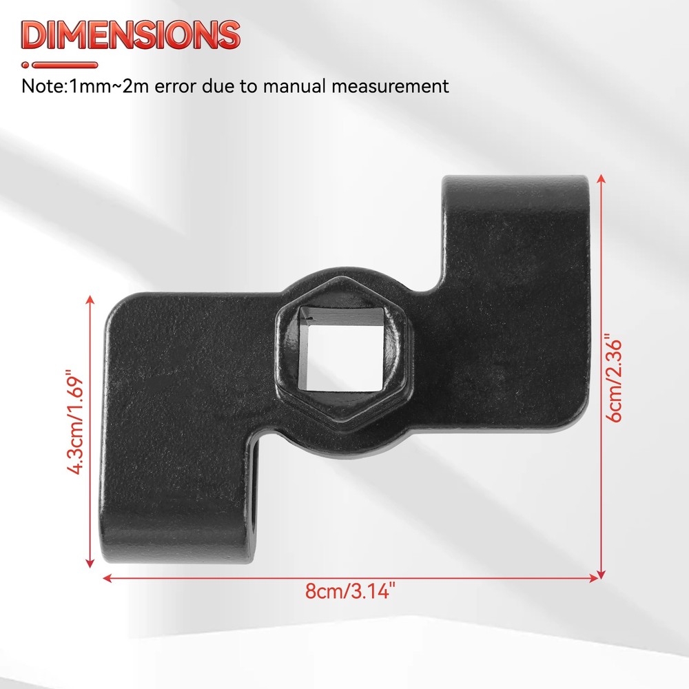 Wrench Extender Universal Adaptor For 1/2''Drive Wrench Extend Leverage Portable