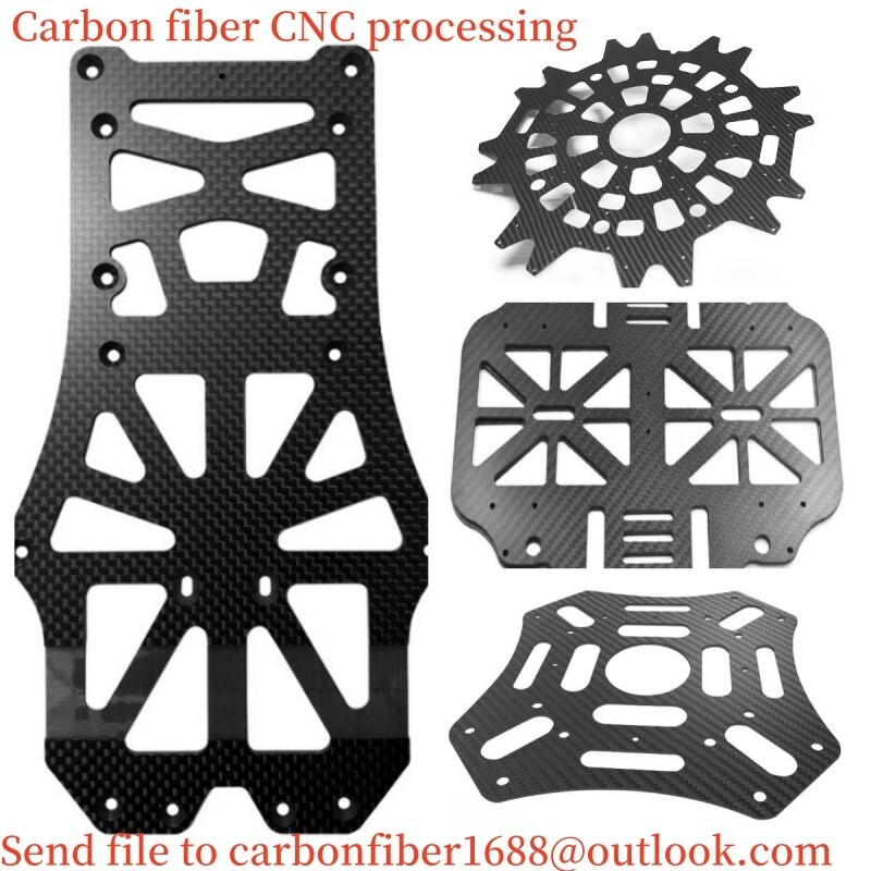 3K Carbon Fiber Sheet Customized Cutting Carbon Plate Processing CNC Machining