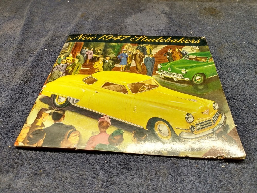 Original 1947 Studebaker Dealer Brochure Catalog ~ Laminated